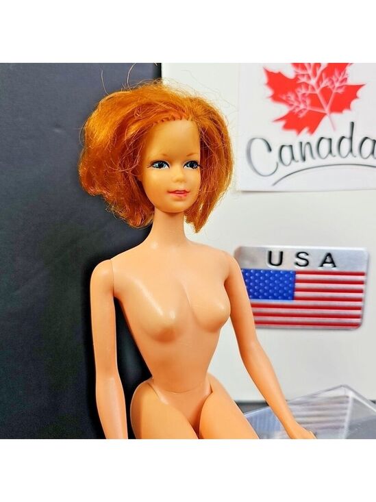 Mattel Other - Barbie 1966 Stacey Twist 'n Turn with Lashes & Short Red Hair READ Japan